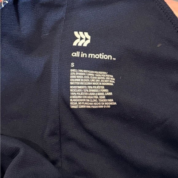 All in Motion Women's long sleeve One Piece Swimsuit small - Picture 8 of 8